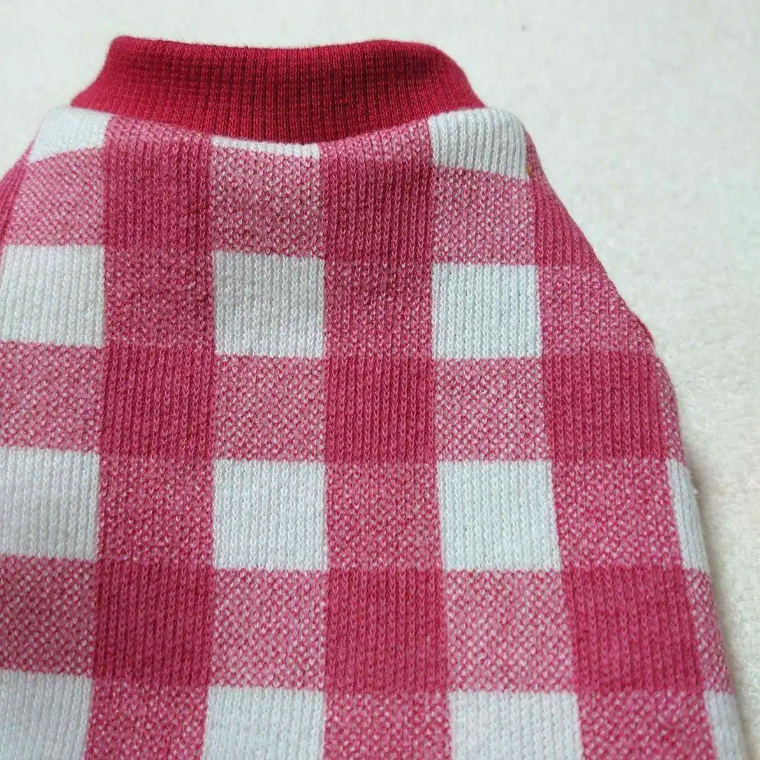 犬服 3S わんこの普段着　格子