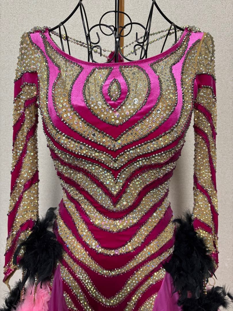 社交ダンスドレス ピンク