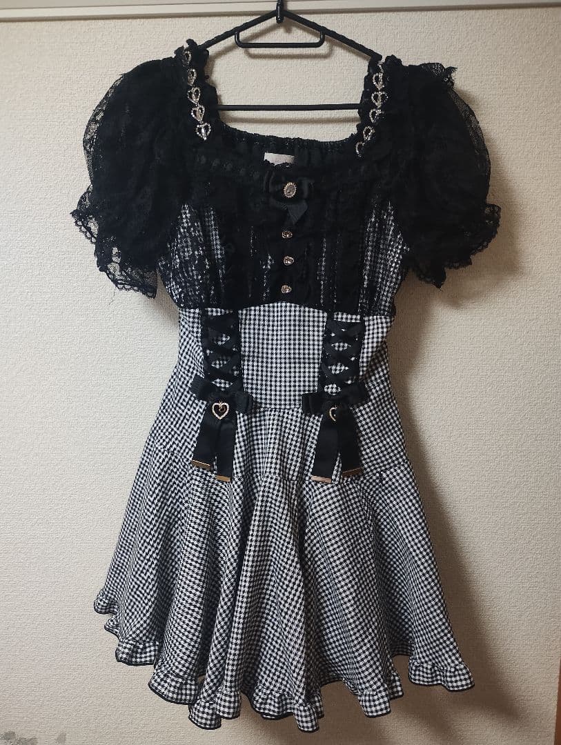 LIZLISA オフショルレイヤードワンピース