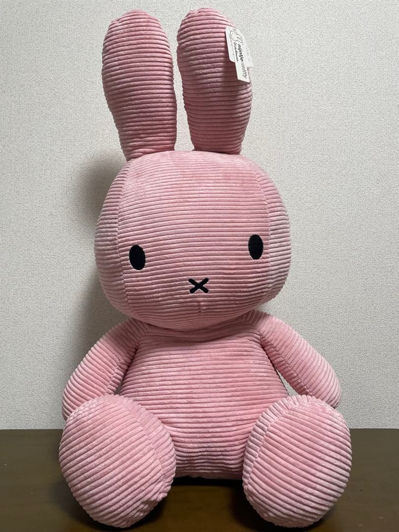 『値下げ応じます！！』ミッフィー　コーデュロイ　ぬいぐるみ ピンク