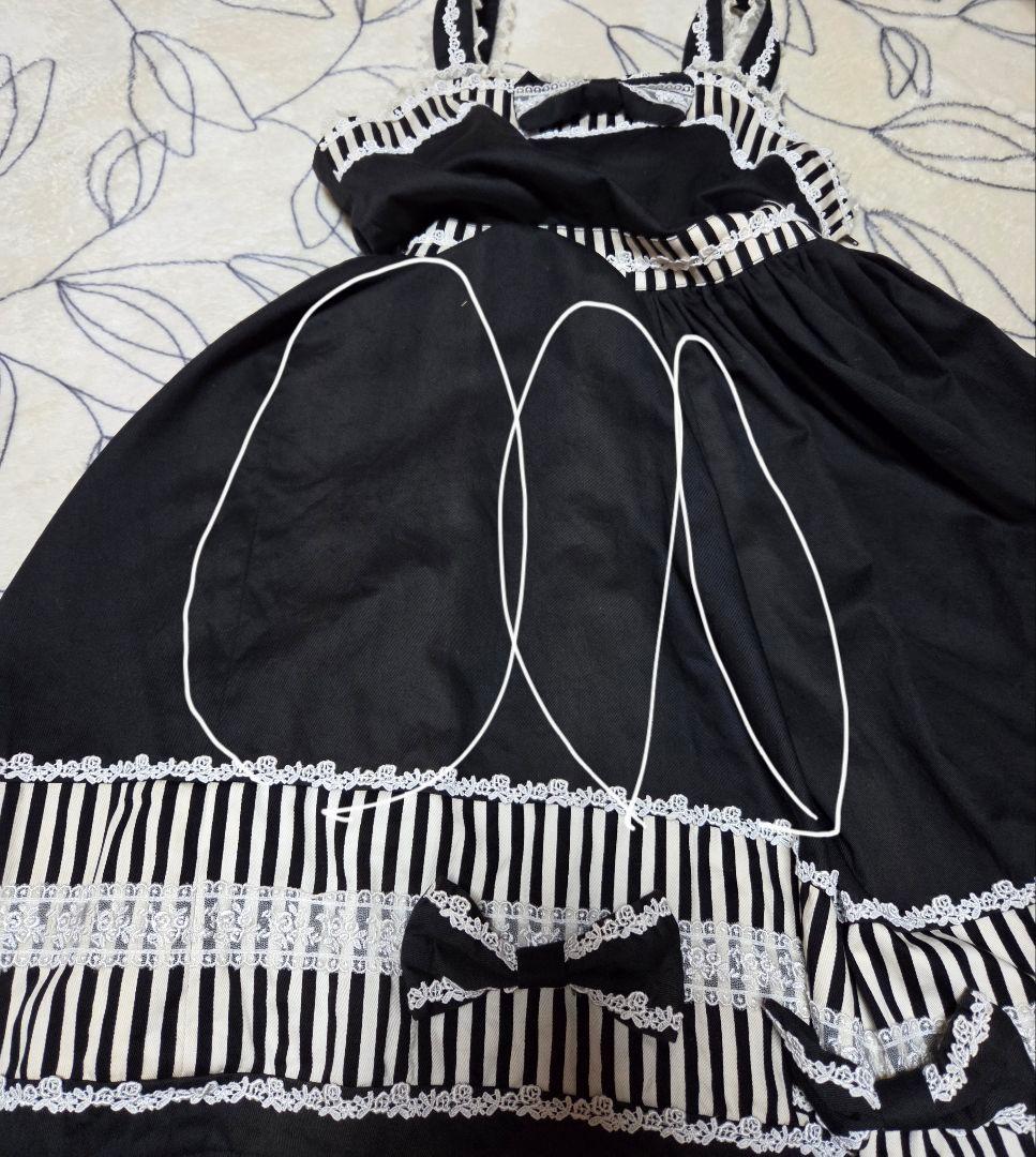 【InnocentWorld　イノセントワールド】 ワンピース　リボン　黒白