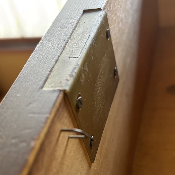 箪笥　木製　6段　120センチ　洋服箪笥　洋服ダンス　たんす　昭和レトロ　レトロ