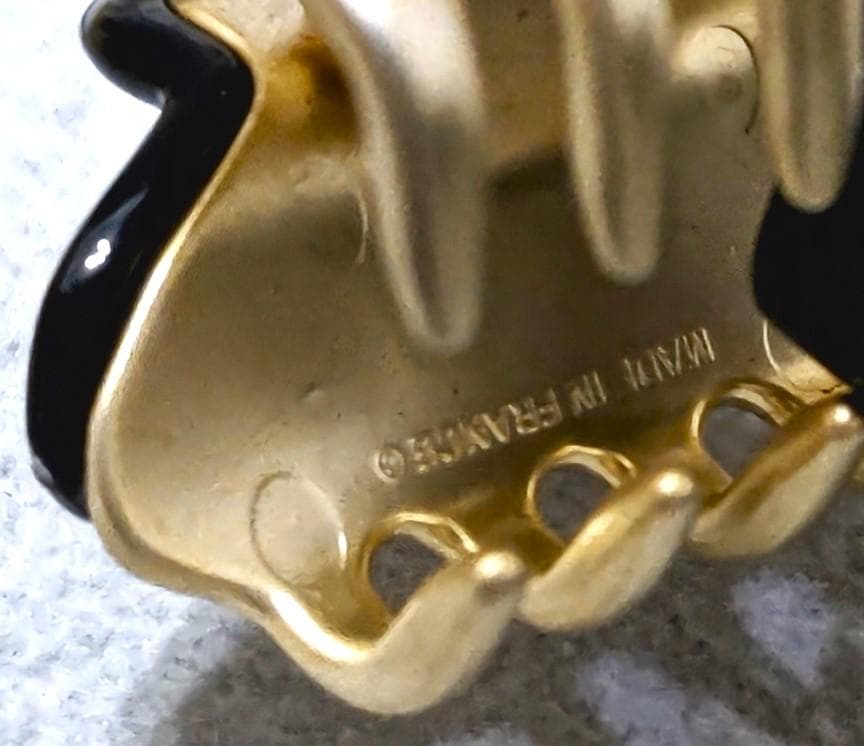 ALEXANDRE DE PARIS　キラキラ　ヘアクリップ　38586