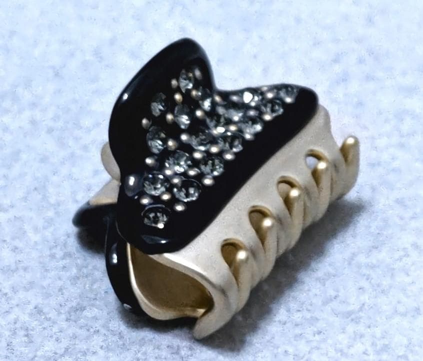 ALEXANDRE DE PARIS　キラキラ　ヘアクリップ　38586