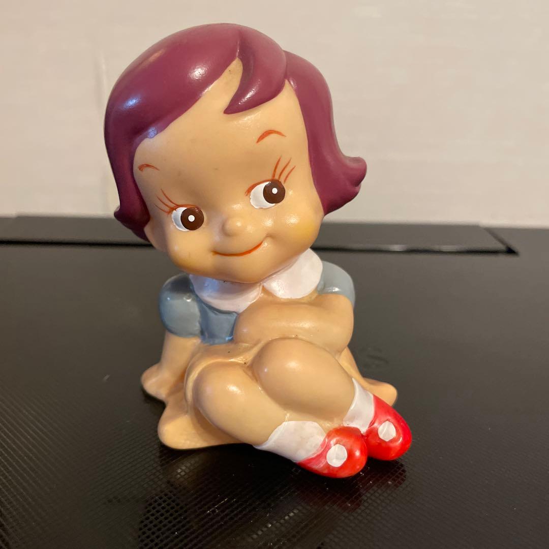 値下げ❗️まとめ売り❗️22㎝のばらちゃん座り❗️勧業銀行 ソフビ昭和レトロ