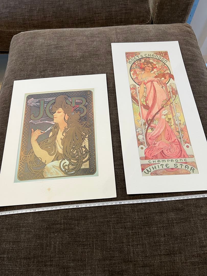 2013年ミュシャ展購入 公式復刻2点セット JOB