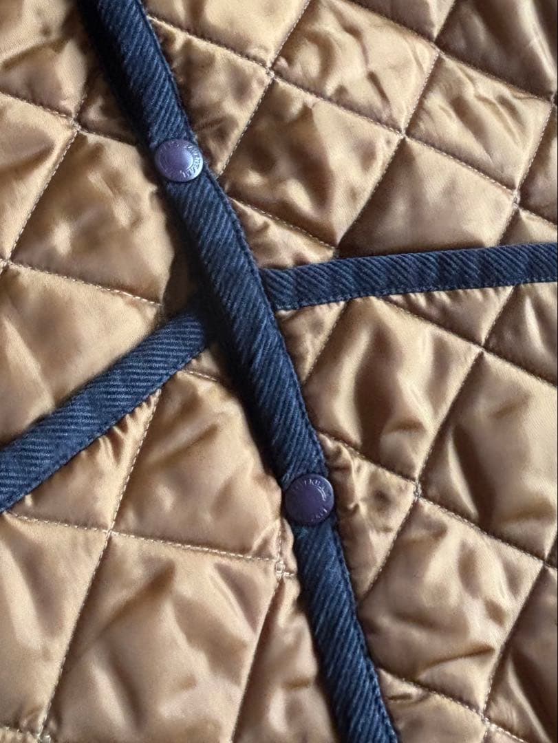 美品 国内正規品 LAVENHAM ラベンハム フーデット リバーシブル ベスト