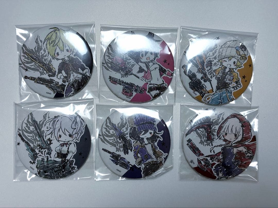 【送料込】GOD EATER(ゴッドイーター) グラフアート缶バッジ6点セット