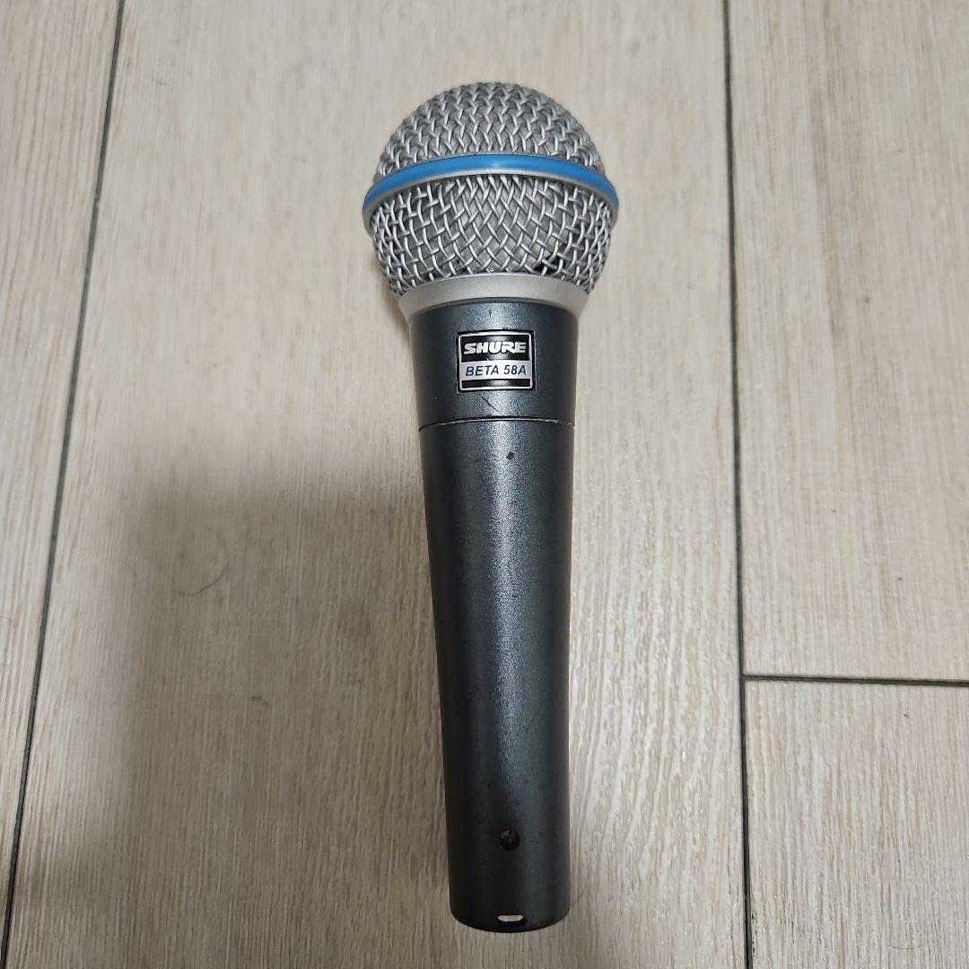 shure beta 58a マイクロフォン