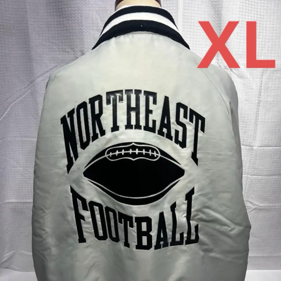 ビンテージ DeLONG デロング70s80sナイロンスタジャン アメフトXL