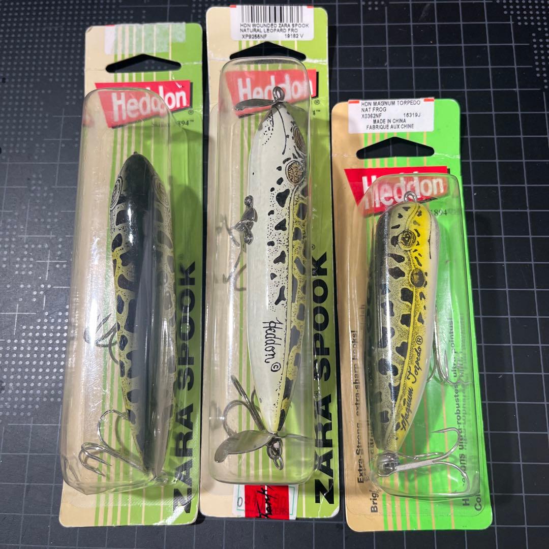 Heddon ヘドンルアー３個新品未使用品セット