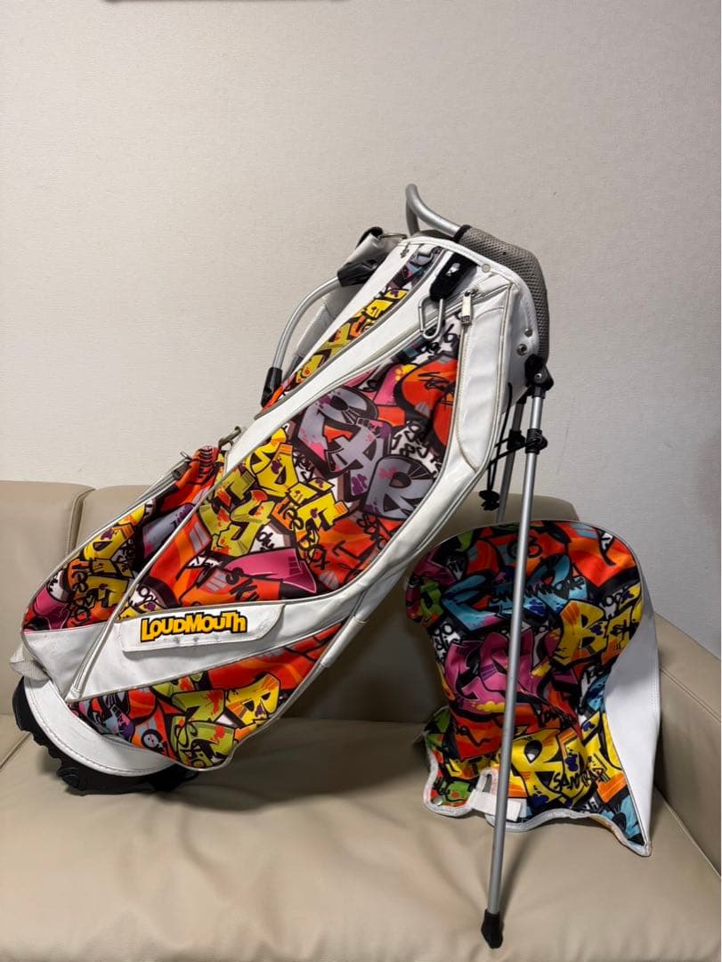 【送料込み】希少　ゴルフバッグ　ラウドマウス　スタンド式キャディバッグ