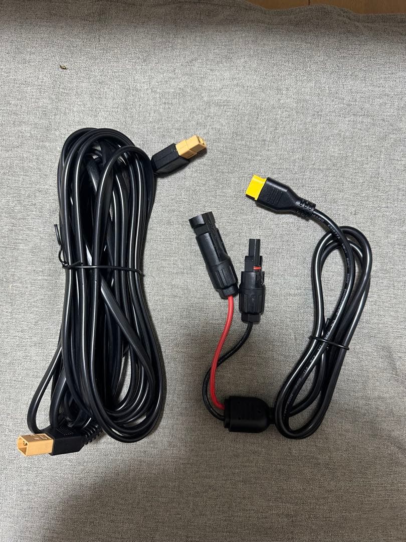 EcoFlow エコフロー　220W 両面受光　ソーラーパネル　延長ケーブル付