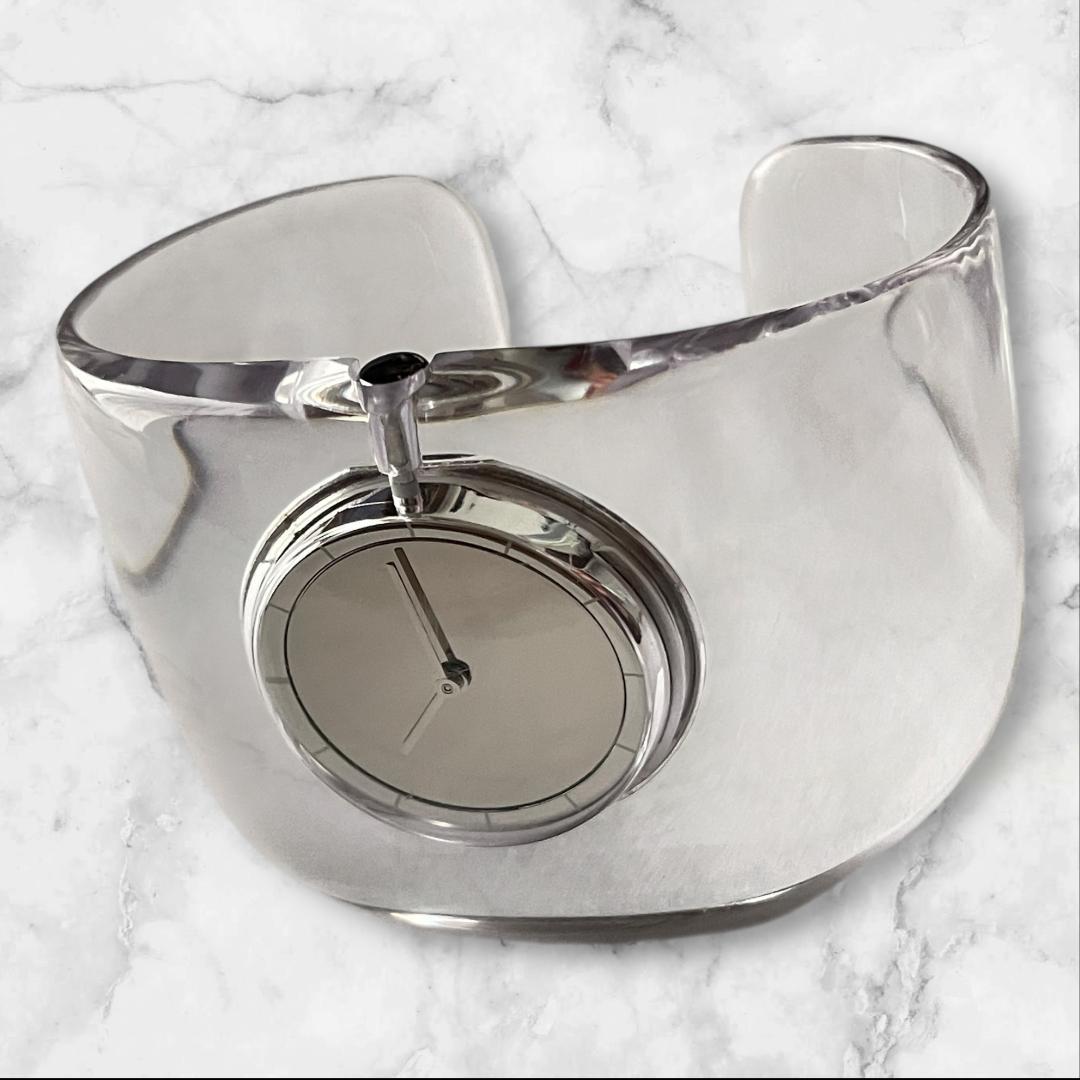 ISSEY MIYAKE 吉岡徳仁 バングルウォッチ クリア 腕時計