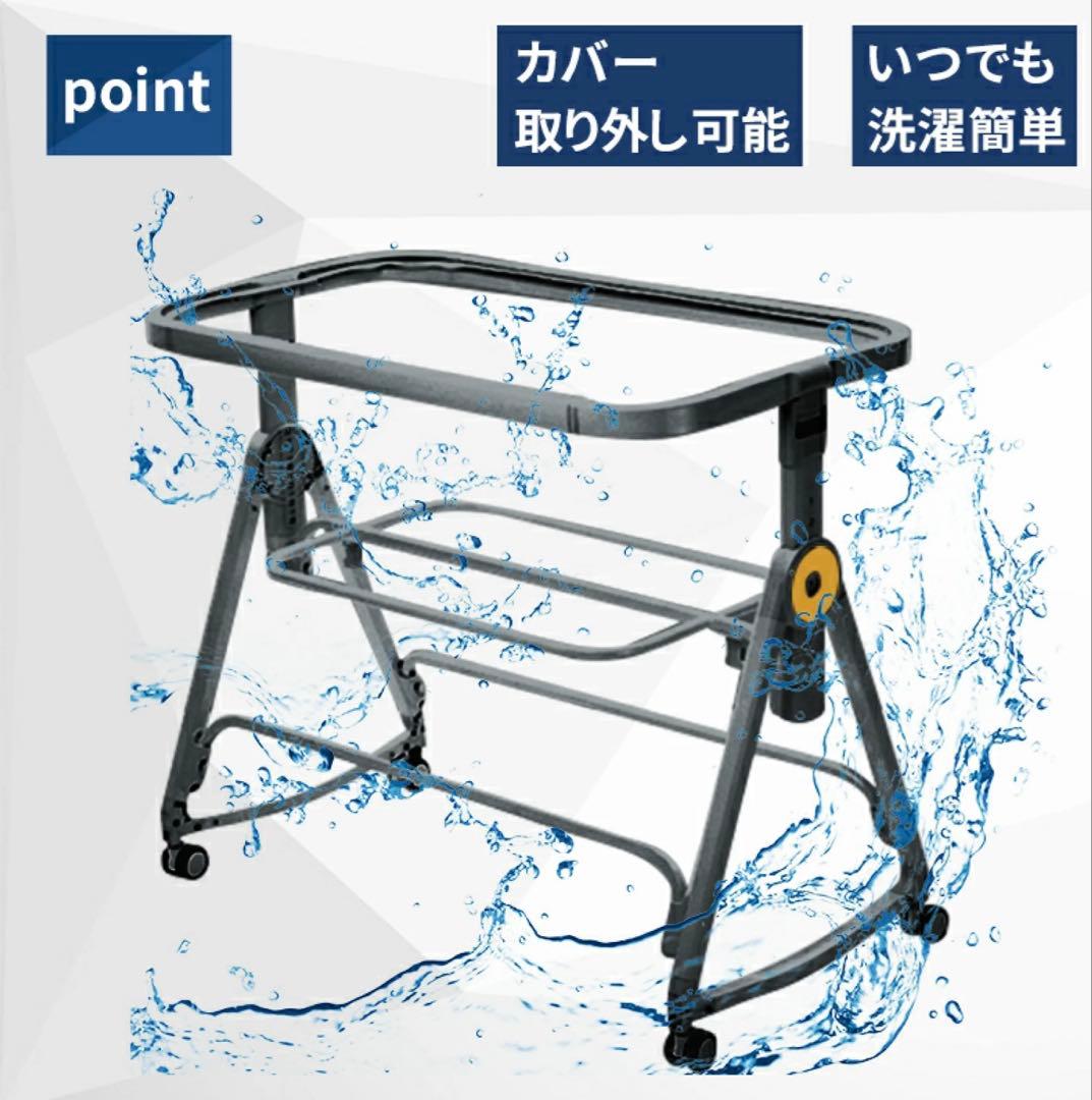 HZDMJ ベビーベッド 2025年モデル　カーキ　ベージュ