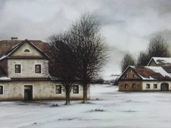 デペルト、ラデック、高級希少画集画、版上刷サイン入 新品額付