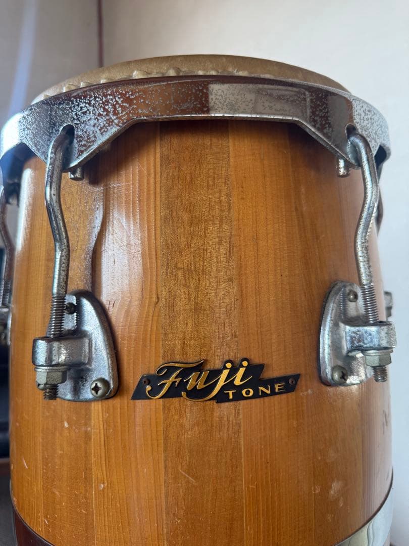 【希少　ヴィンテージ 日本製】Fuji TONE コンガ ペア 送料込み