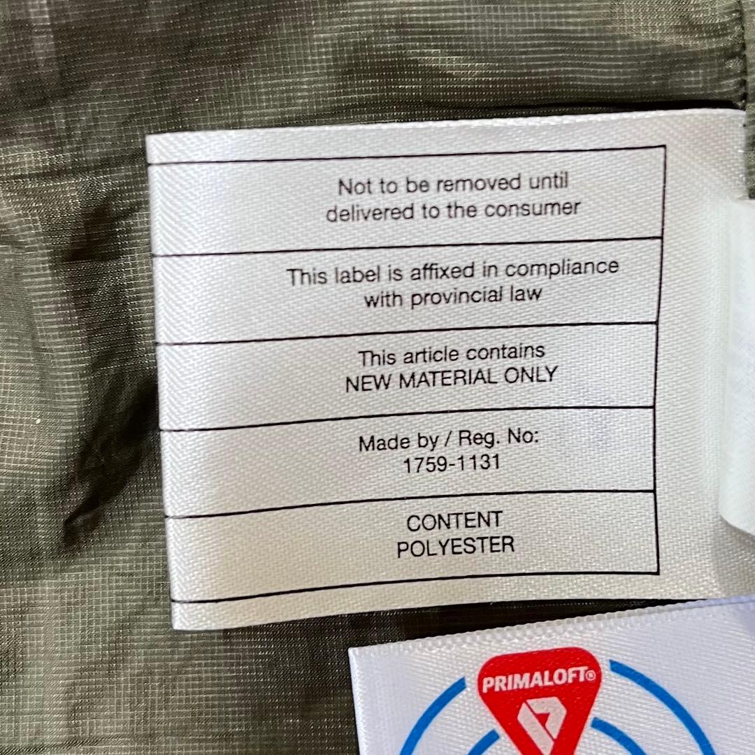 【美品】パタゴニア ナノパフジャケット ベイシングリーン オリーブ プリマロフト