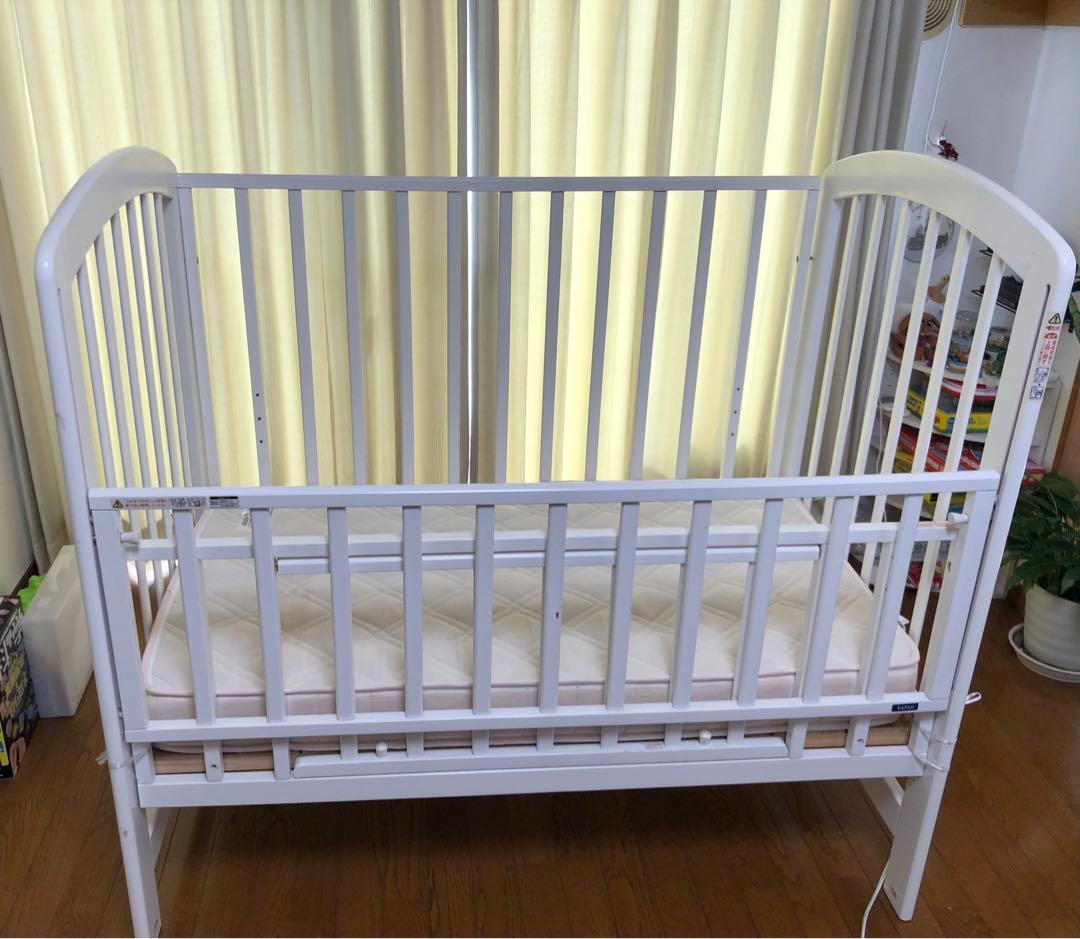 【専用】【直接引取:神奈川】KATOJI ベビーベッド ハイポジションマットなし