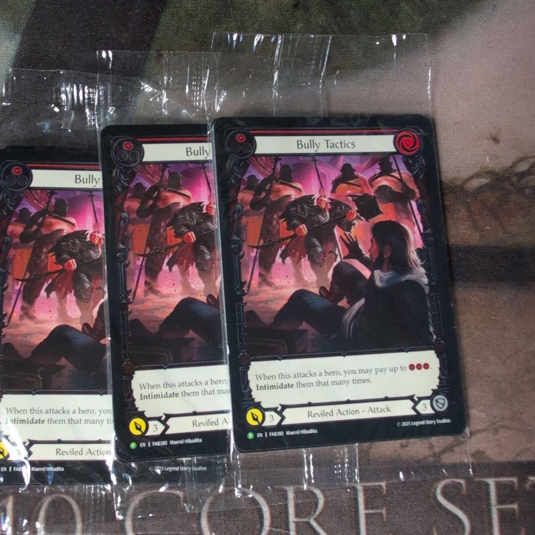 FaB 横暴な戦法 / Bully Tactics CF 3枚