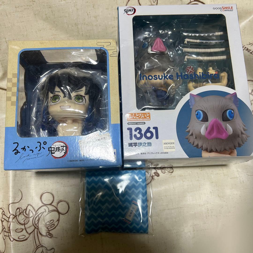 鬼滅の刃 るかっぷ ねんどろいど 特典 座布団 嘴平伊之助