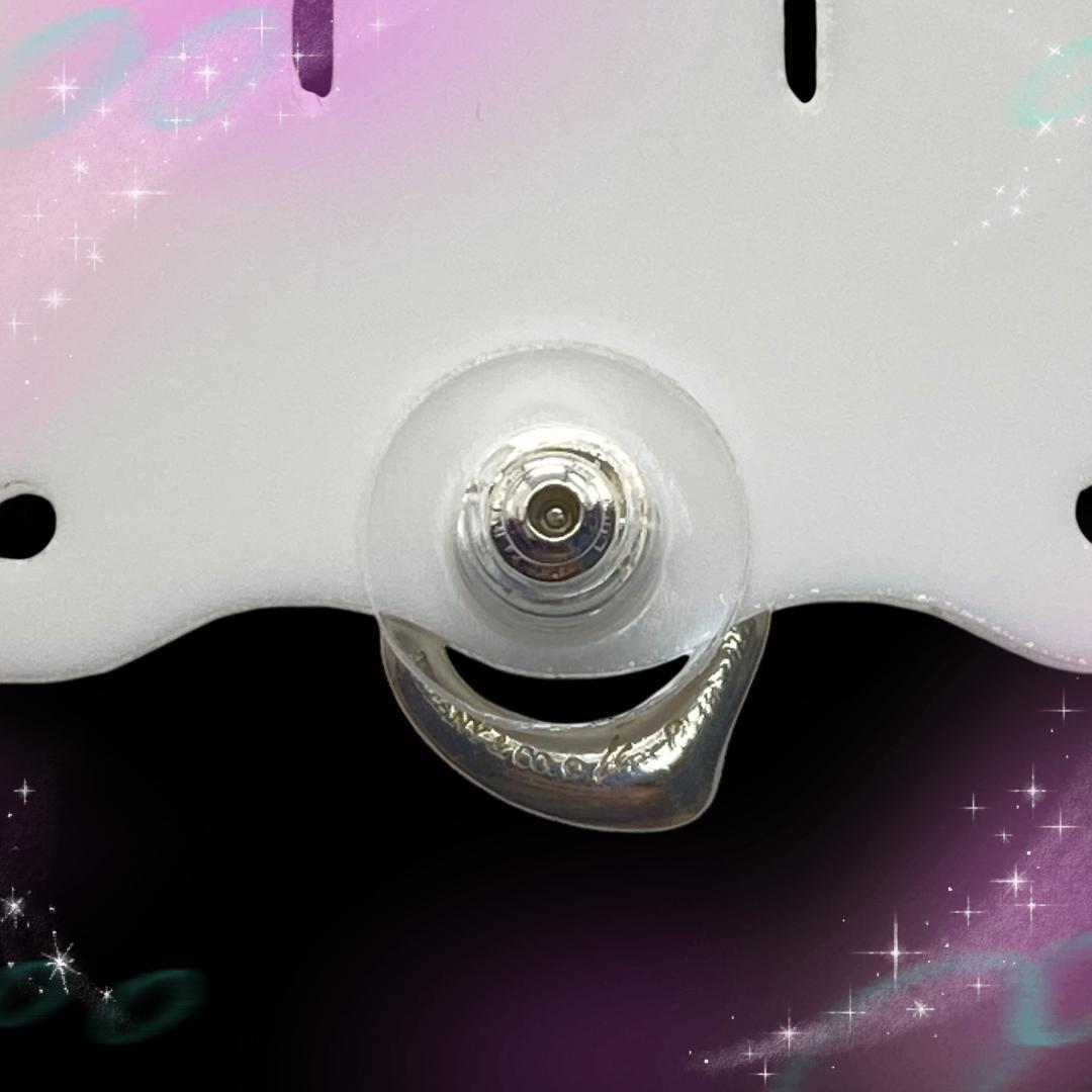 《美品》 ティファニー ピアス片耳 オープンハート SV925