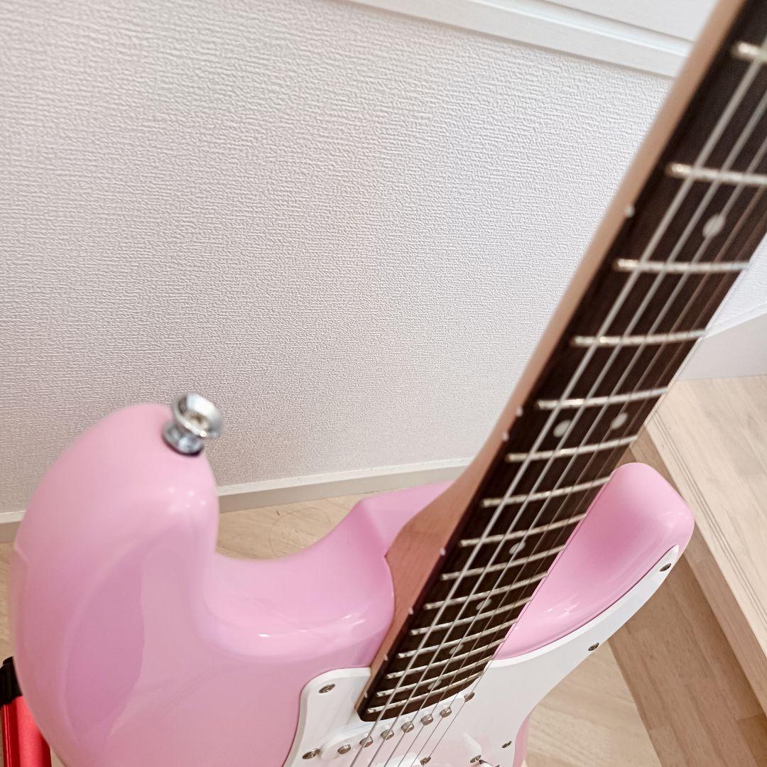 美品 ｜Squier ストラトキャスター ピンク ｜メンテ済