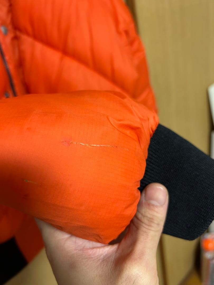 the north face ノースフェイス　ダウンジャケット　オレンジ