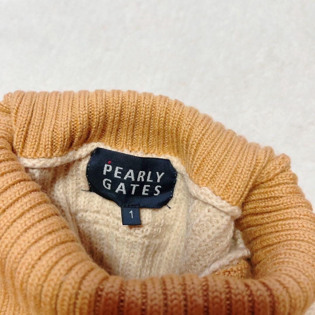 極美品　近年　パーリーゲイツ　セットアップ　アーガイル　PG柄　ニット　スカート