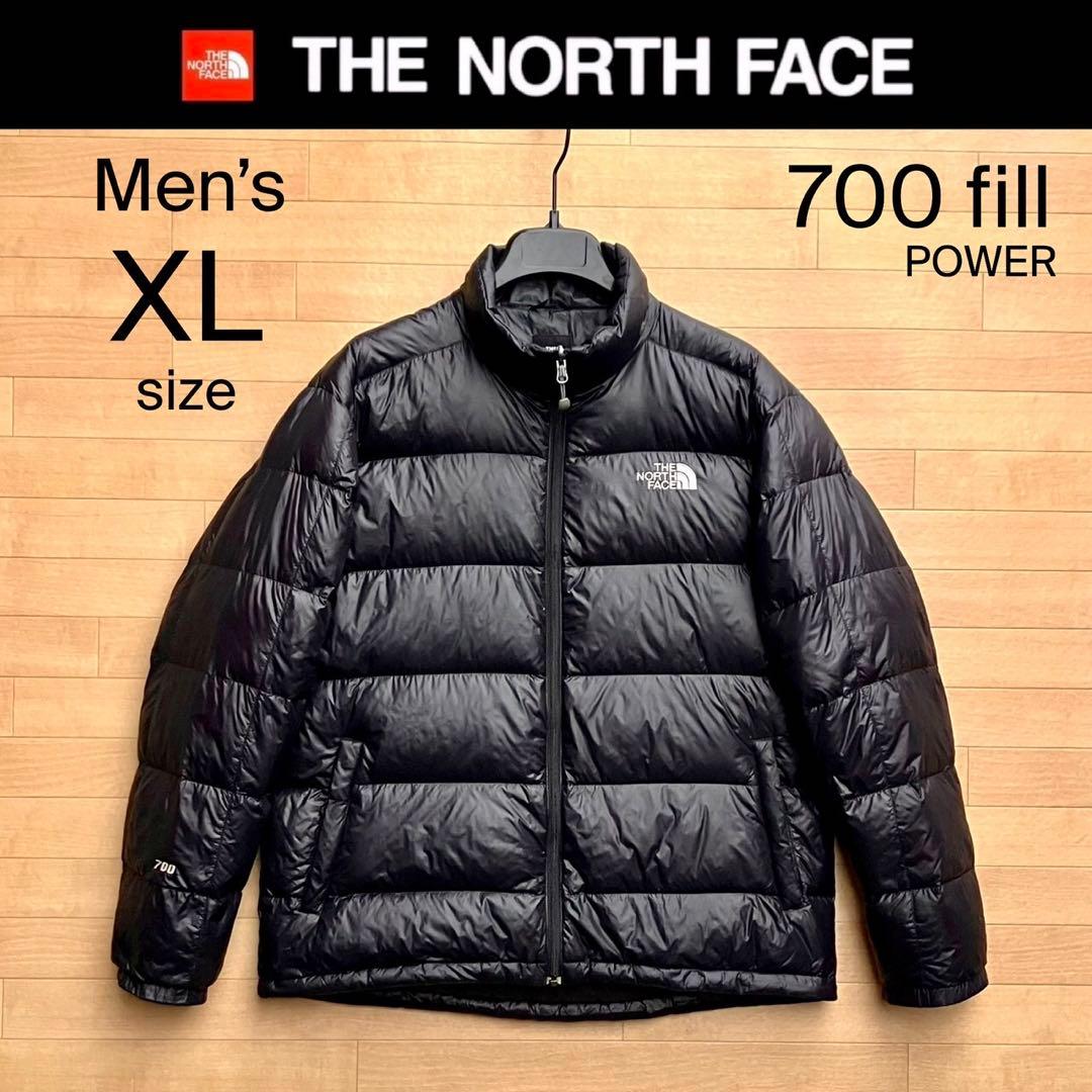 XL ザ ノースフェイス ダウンジャケット ライトダウン 700フィル ブラック