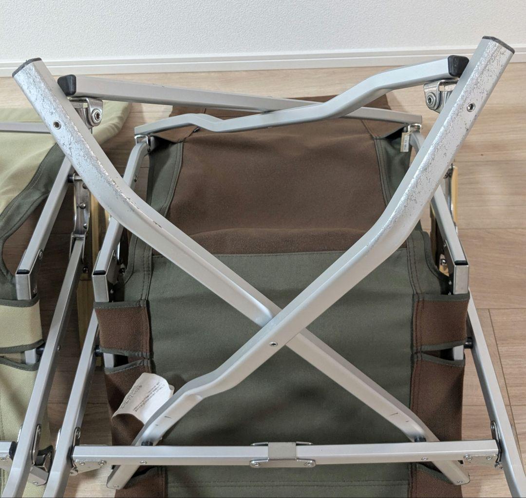 peek　スノーピーク　ローチェア30　ベージュ　ブラウン　 2脚セット