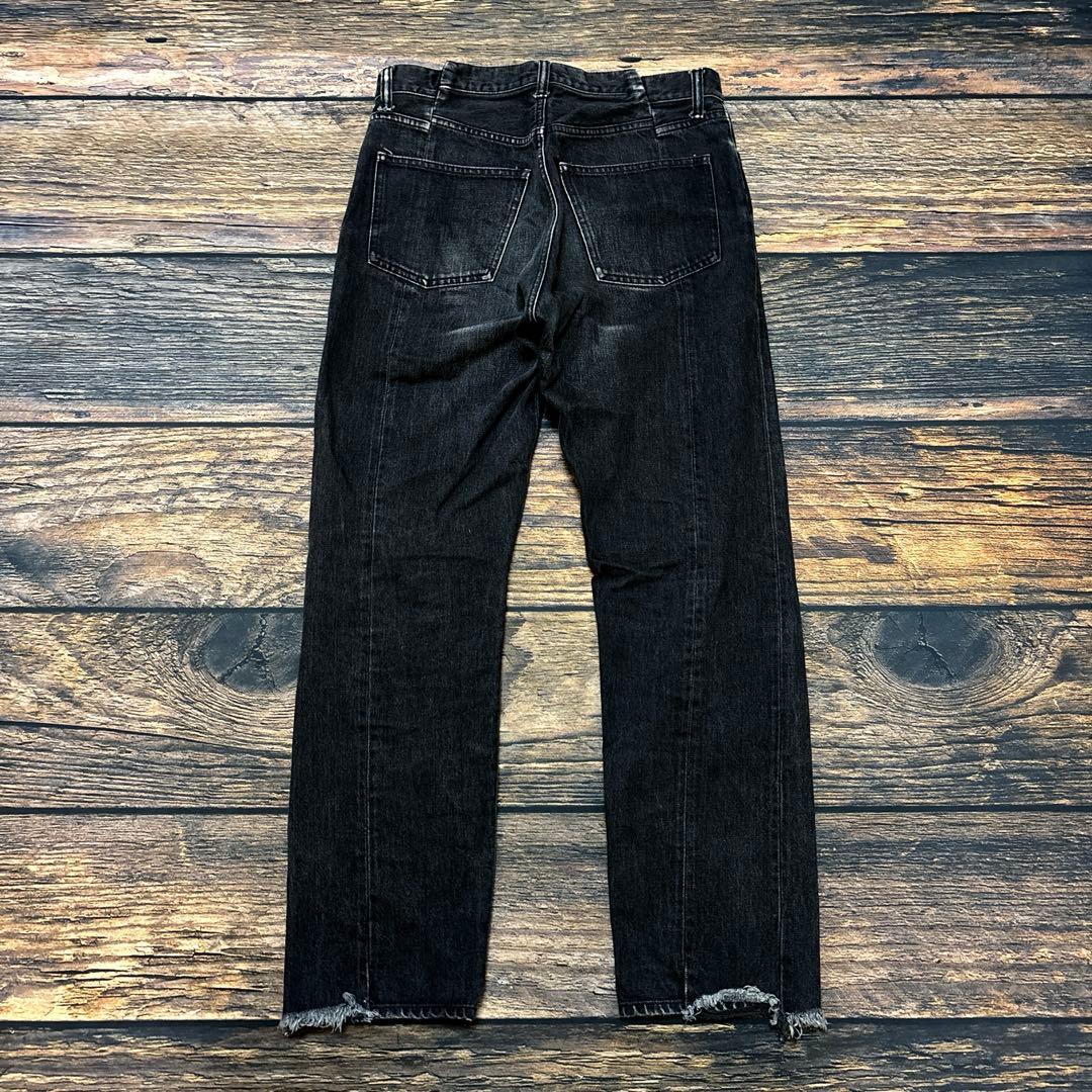 パンツ UNUSED / rebuild black denim pants