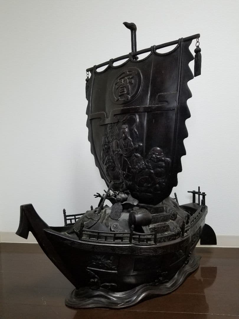 宝船　３０号　般若純一郎　床の間　開運　銅像　和雑貨