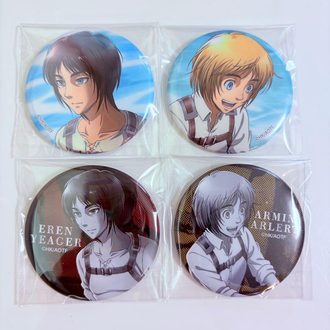 希少 レア 進撃の巨人 缶バッジ 海