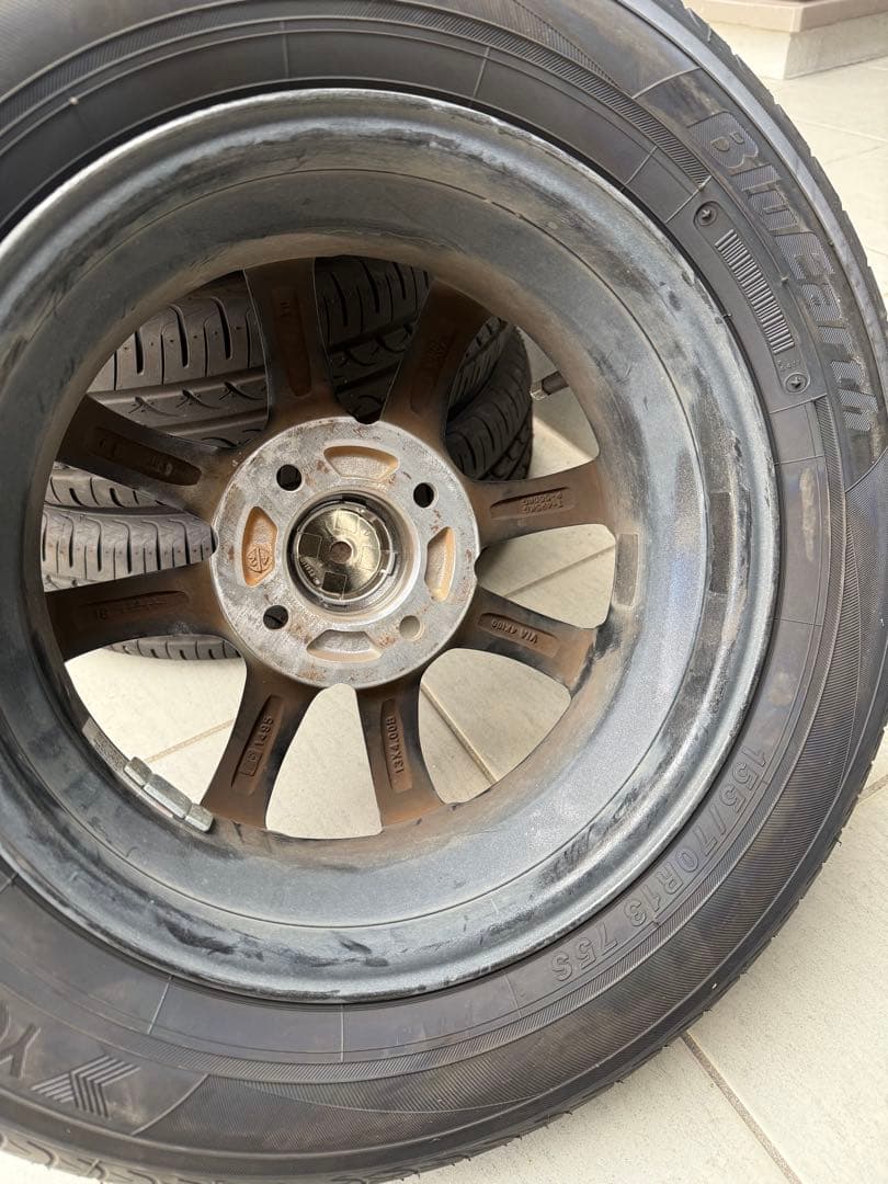 美品　軽用　タイヤホイル４本セット