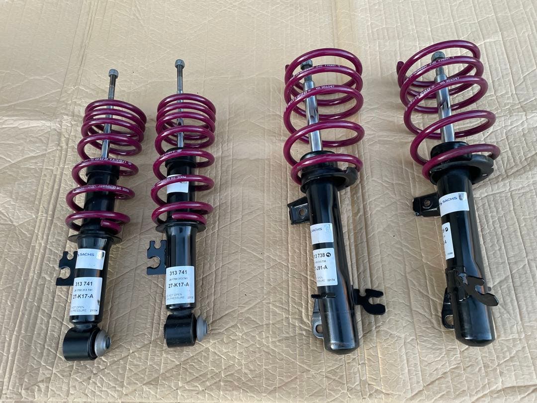 【迷犬ケンタロウ様】SACHS パフォーマンスプラス　サスペンションキット