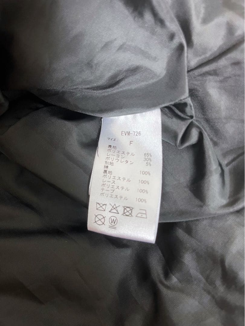 evelyn ティアードミニOP 長袖 ブラック