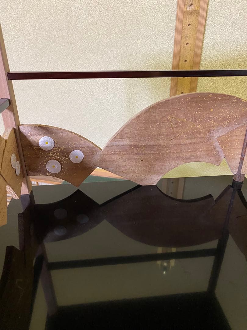 【本日限定】茶道具/寿扇棚 鵬雲斎好写 天板・地板共溜塗り 固定式