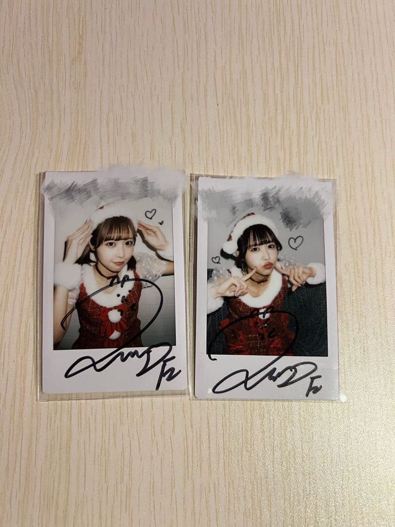 FRUIRS ZIPPER 仲川瑠夏　オン特サイン入りチェキ2枚セット