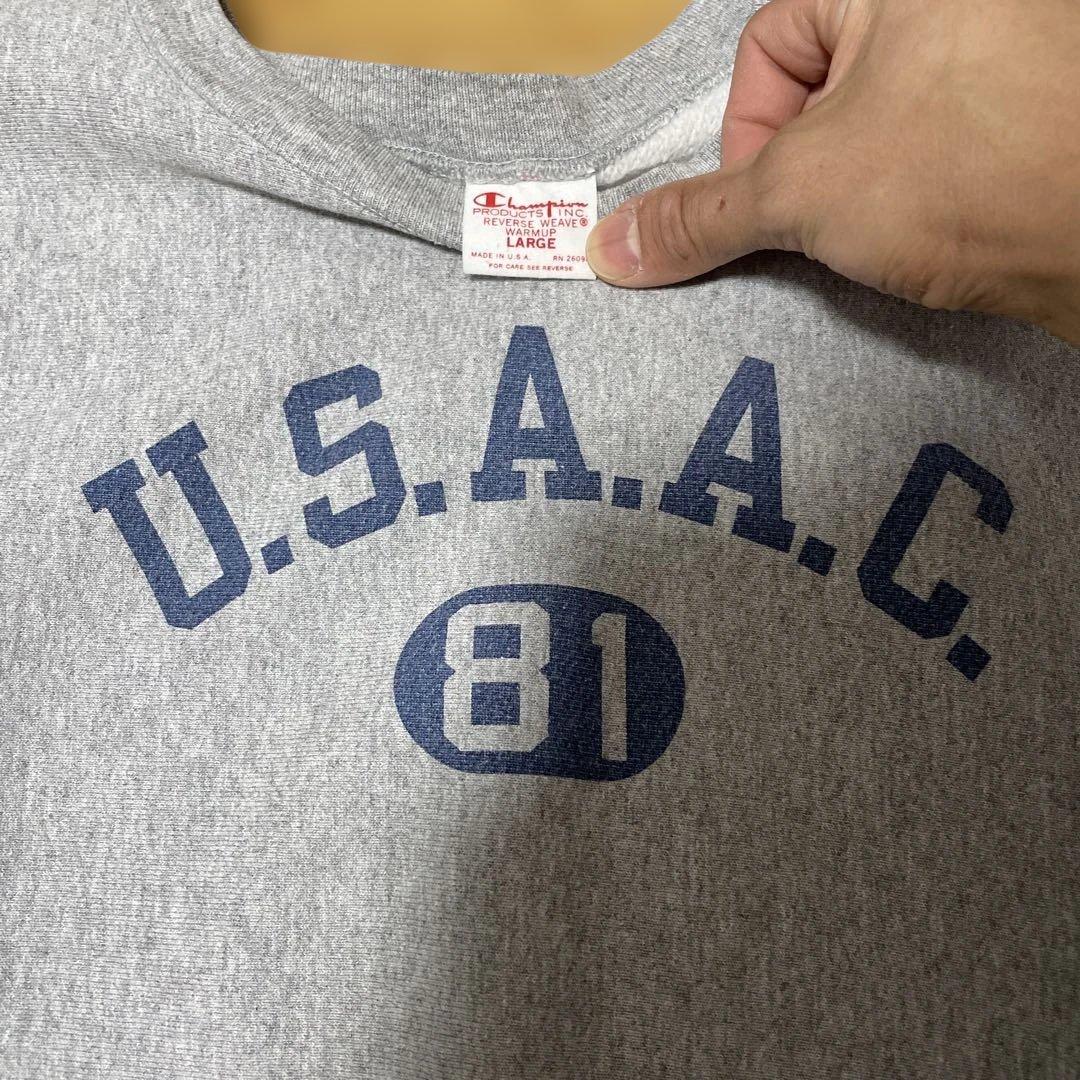 大*福様 usa製 赤単タグ 復刻 Champion リバースウィーブU.S.A