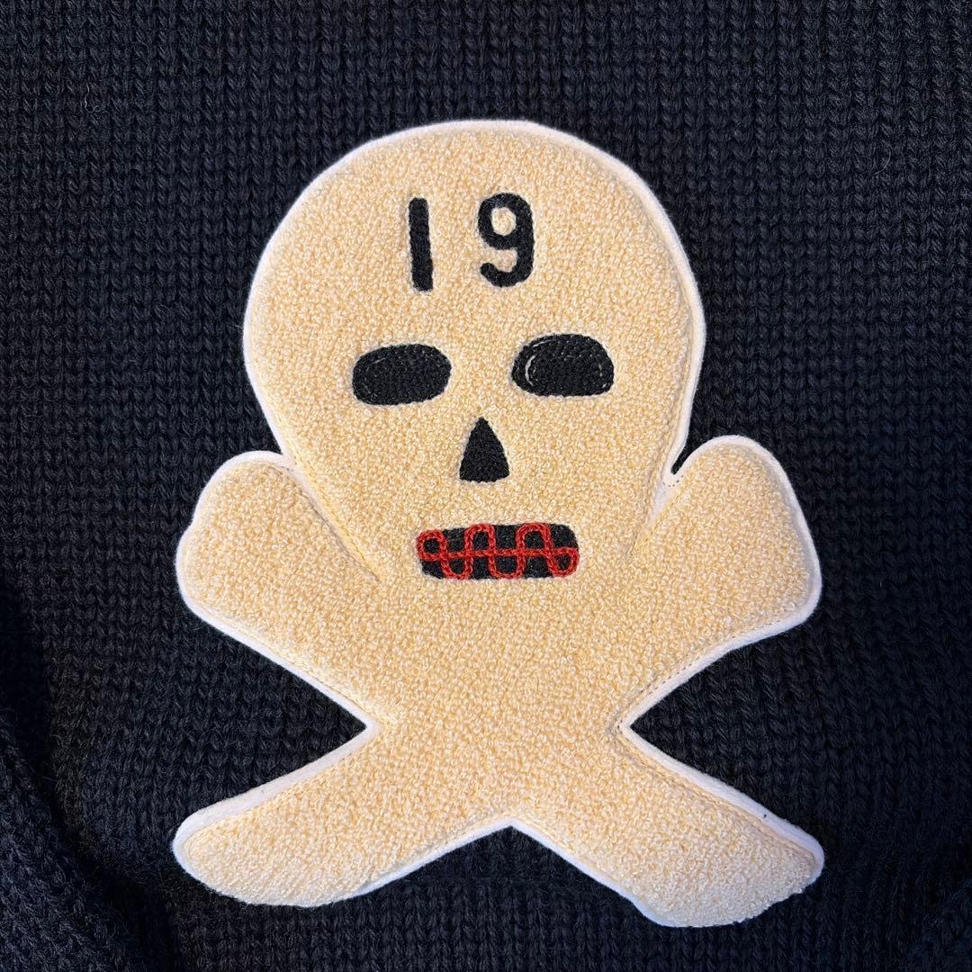 【新品】At last&co. SKULL KNIT /38サイズ