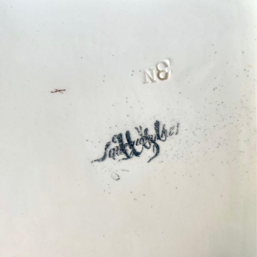 【希少レア】サルグミンヌ ラヴァリエール広告スクエアプレートフランスアンティーク