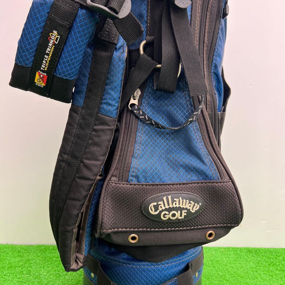 キャロウェイ Callaway キャディバッグ 9インチ　ブルー✖️ブラック