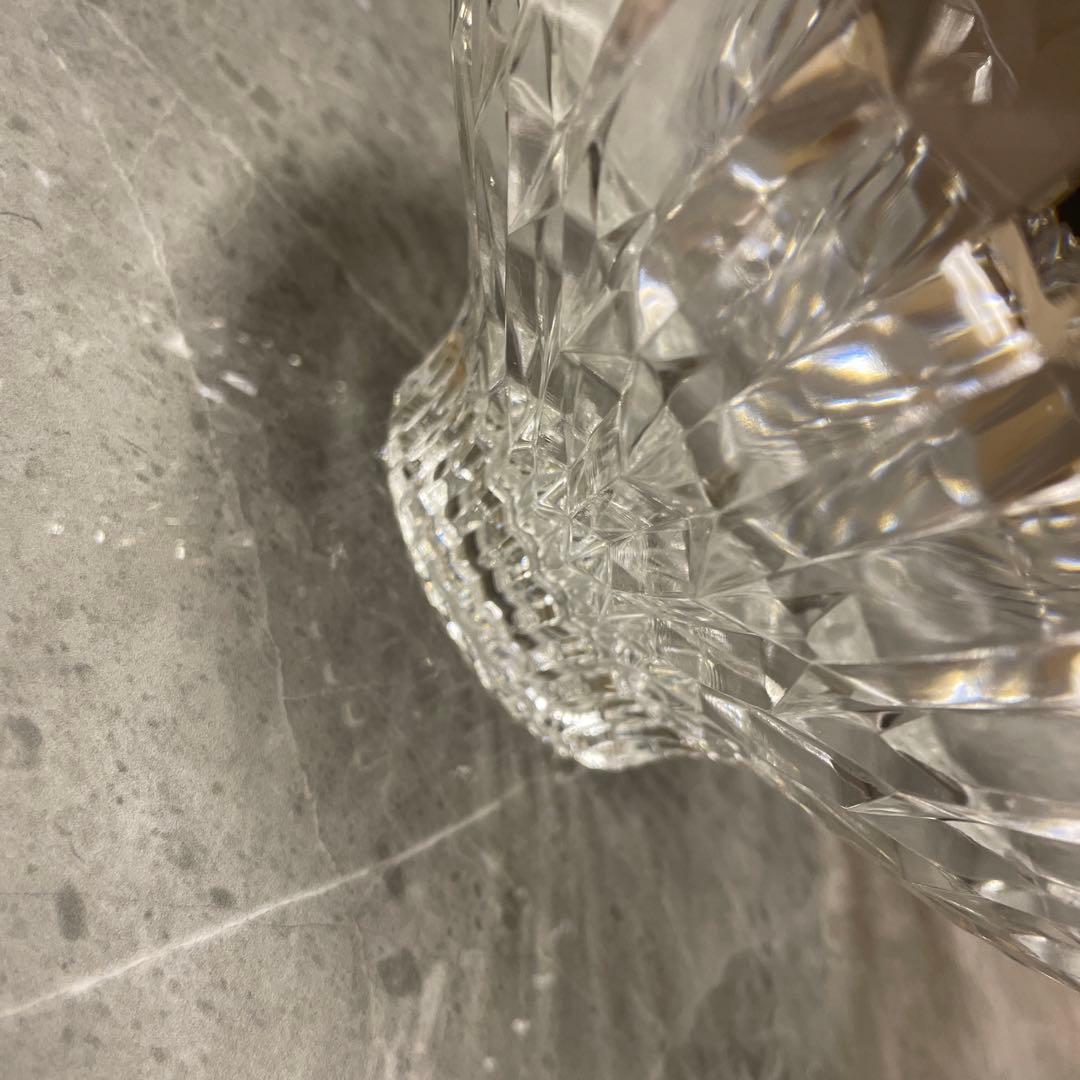 【美品】Noritake ノリタケ　クリスタル　ガラスボウル　大皿　昭和レトロ