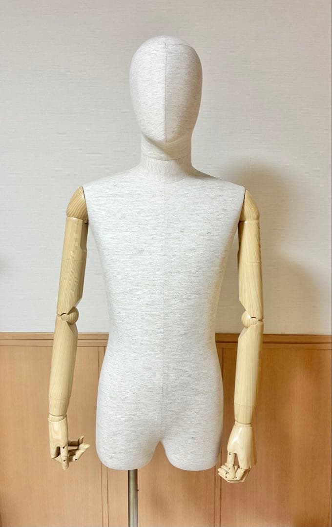 胸囲約94メンズトルソー　高さ調整可能　腕可動　パンツ対応可能　マネキン、ボディ