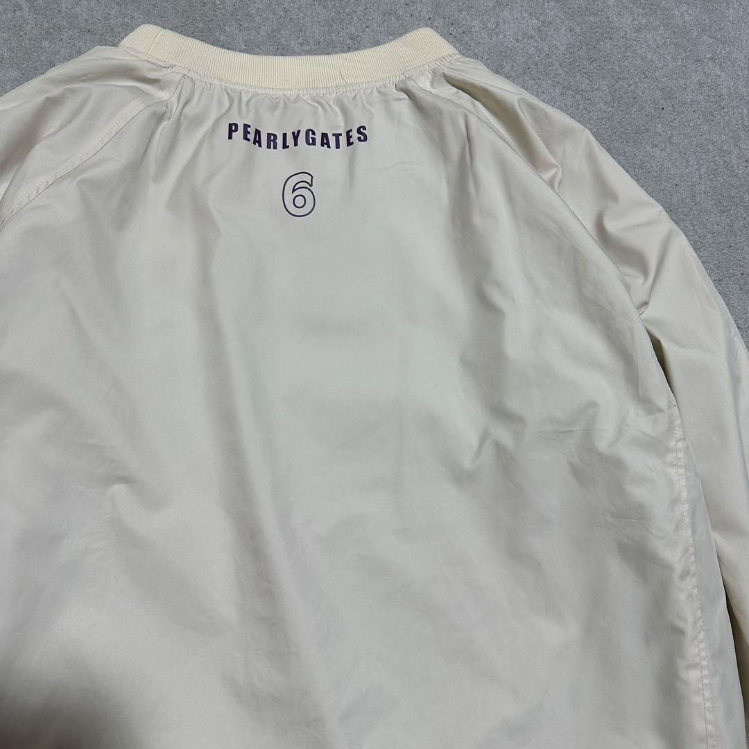 2(M)✨ パーリーゲイツ　スニード　ナイロンジャケット　ホワイト　ゴルフウェア