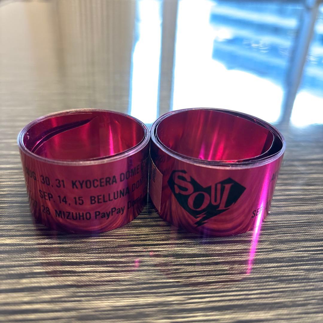 福山雅治ドームライブ2025 SOUL 銀テープ９色セット　継続記念トークバック