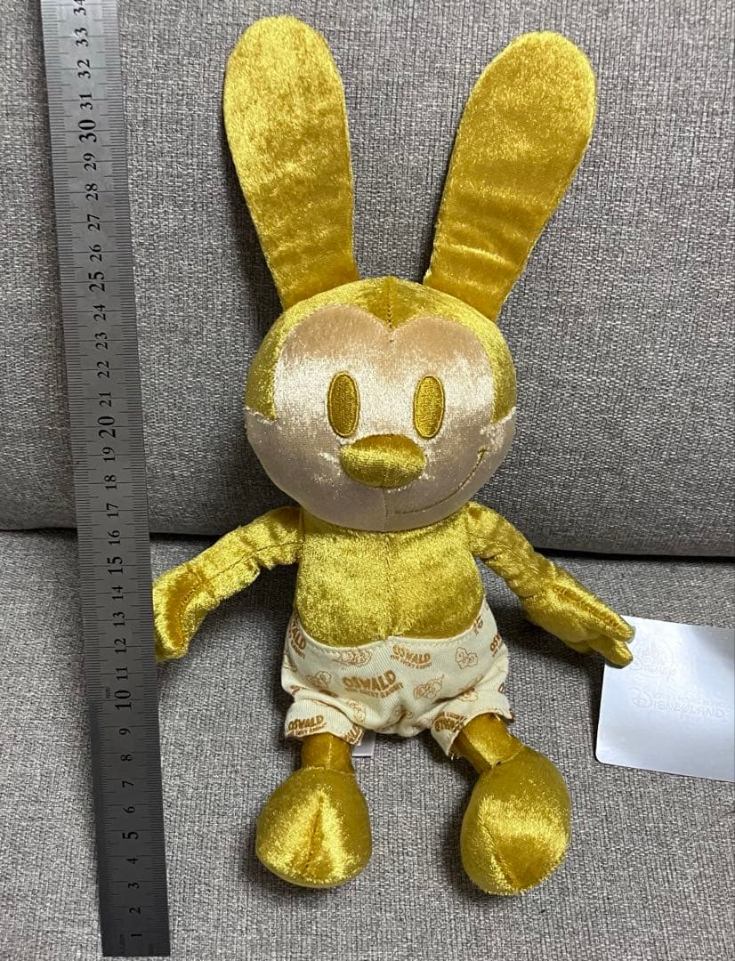 土日限定値下‼️ オズワルド ぬいぐるみ ディズニー 海外 ゴールド 金