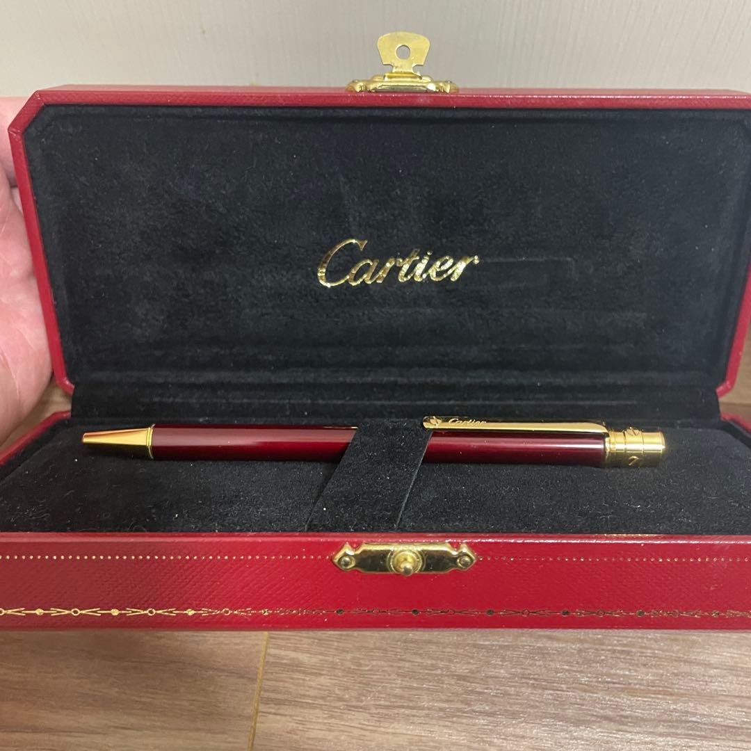 Cartier サントス ドゥ カルティエ ボールペン本体 専用ケース付き