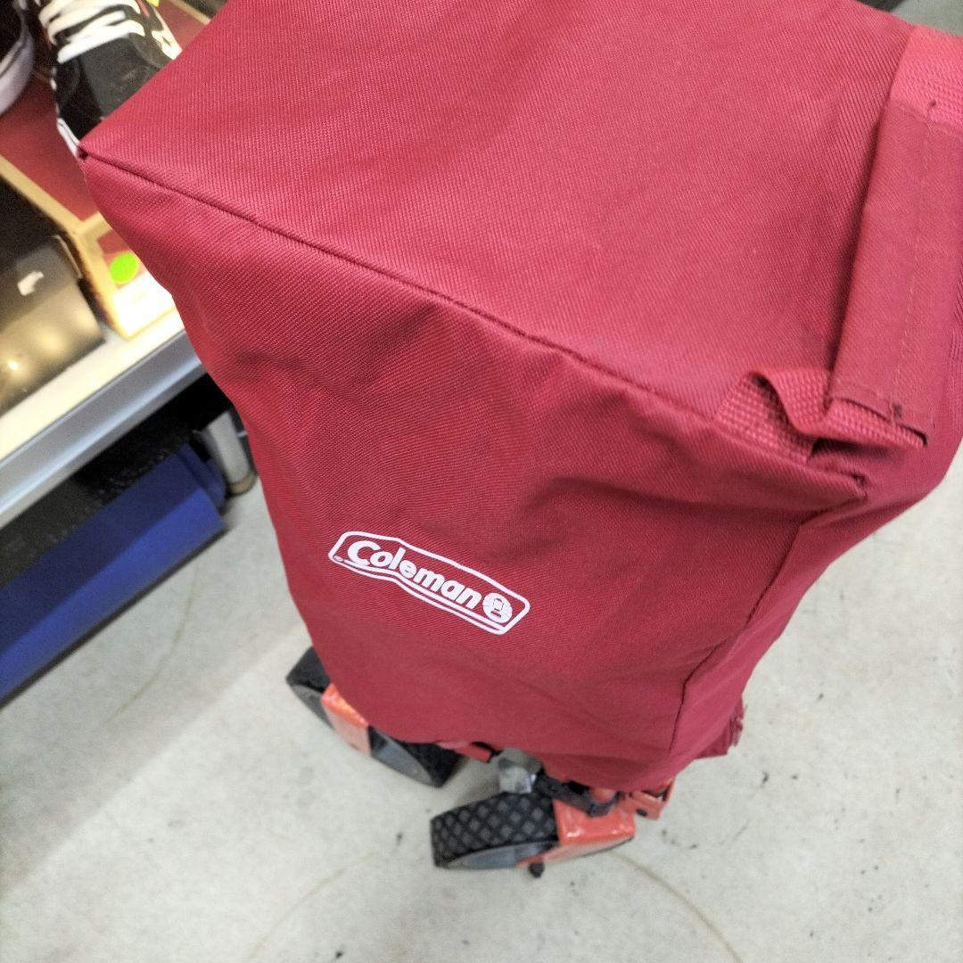 Coleman 折りたたみキャリーワゴン 赤